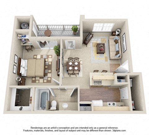 The Winter Park Floorplan at Heritage at Stone Mountain, Northglenn, 80233